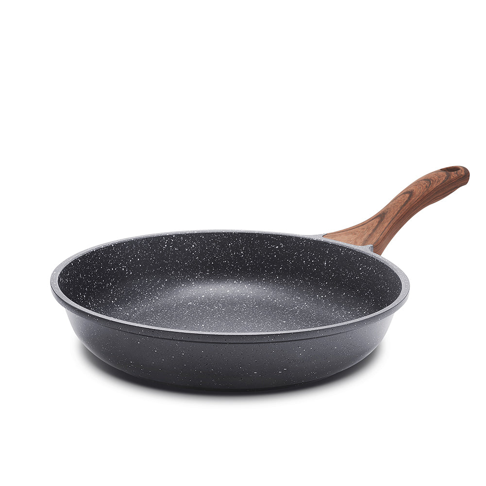 SENSARTE Nonstick Deep Frying Pan Skillet, 12-inch Saute Pan with